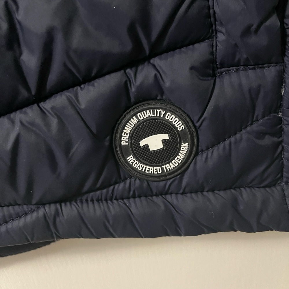 Lightweight Puffer Vest Tom Tailor Navy Blue Full Zip Men’s L/XL - Picture 9 of 14